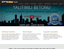 Tablet Screenshot of epsbetonizmir.com